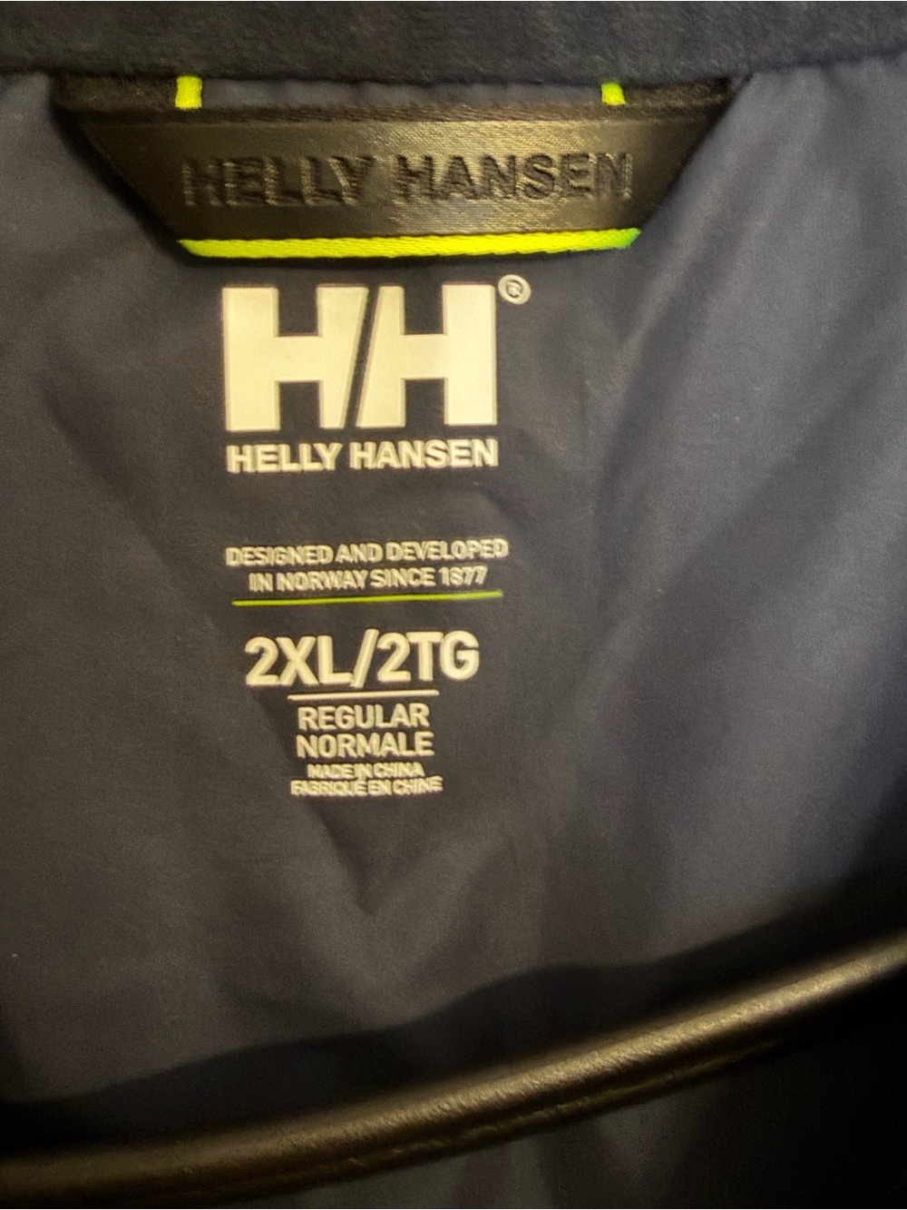 Helly Hansen Men's Crew Insulator Jacket 2.0. Size 2XL NWT - Picture 3 of 13